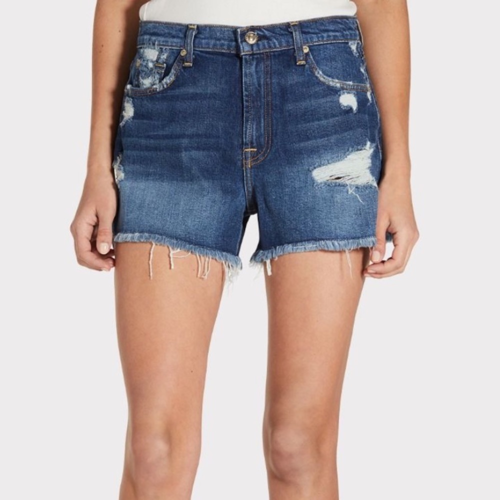 7 For All Mankind High Waist Short Size 28